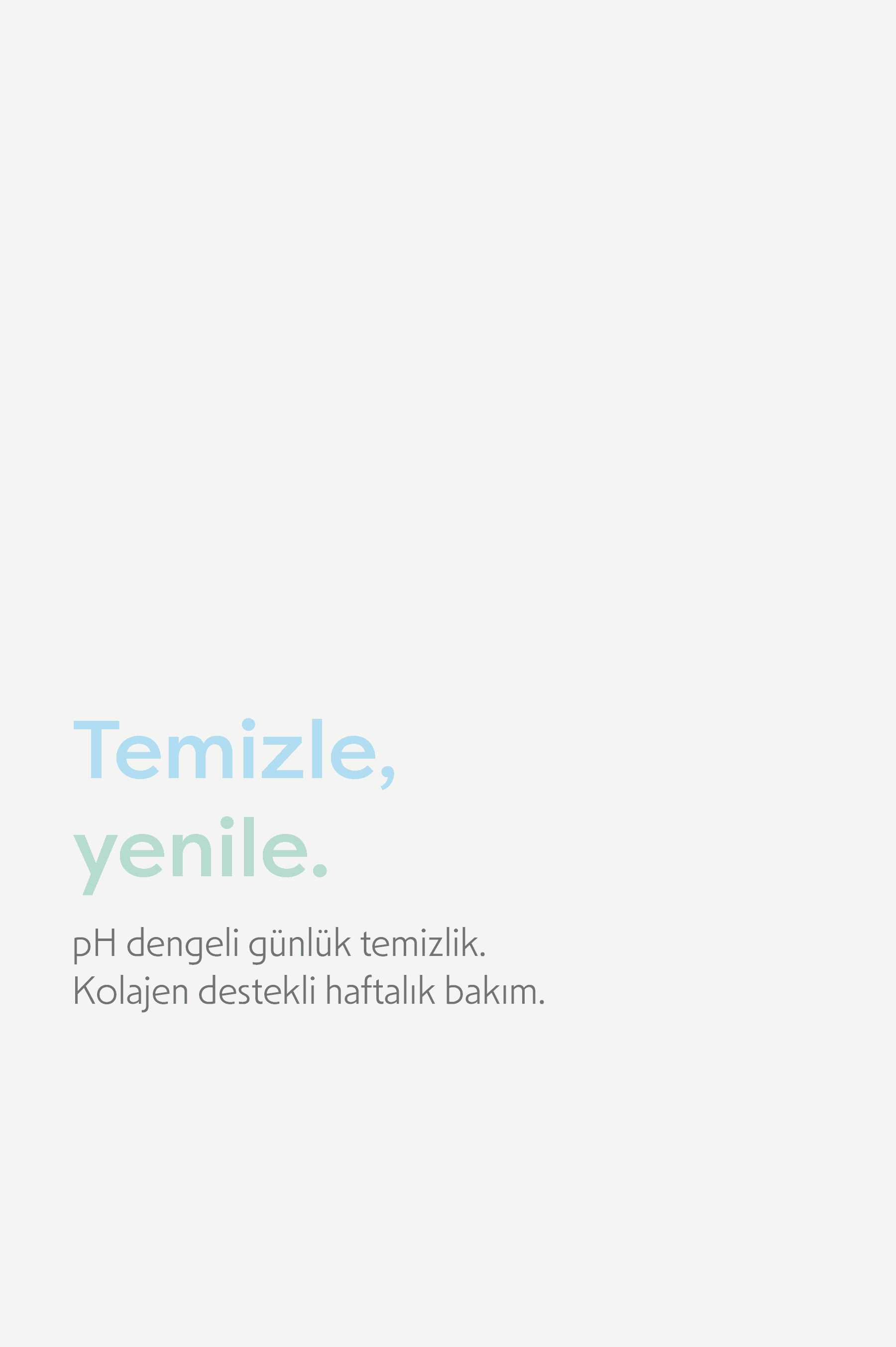 Temizlik & Bakım Seti — Yıkama Jeli + 4 Kolajen Maske. Günlük temizlik, haftalık bakım.